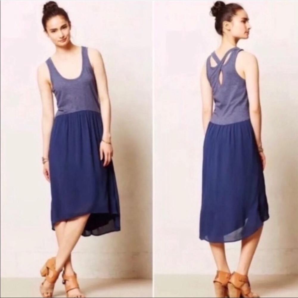 Anthropologie Left of Center Tulipan Dress